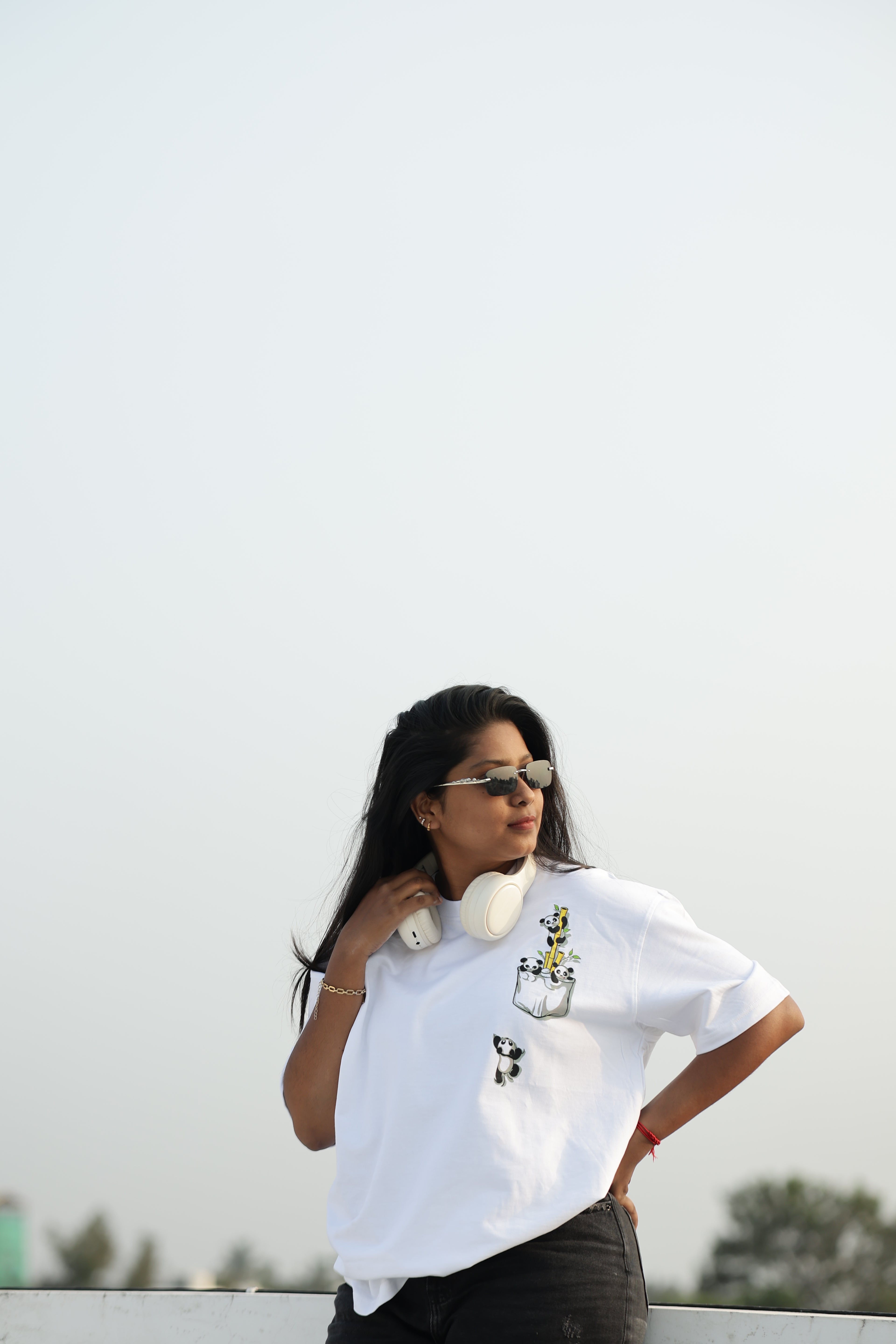 Pocket Panda Oversized T-Shirt